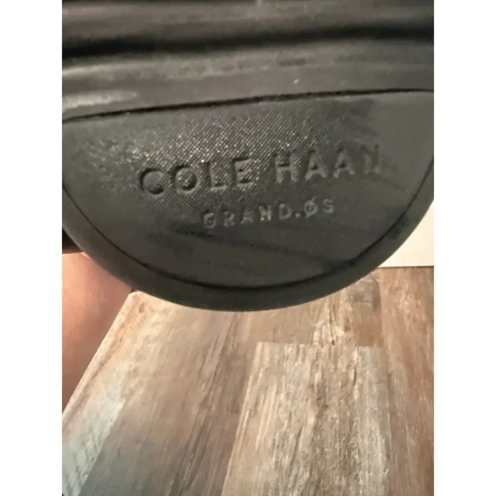 Cole Haan Mens Zerograde Chukka Boots Mens 12M Black Leather lightweight EUC